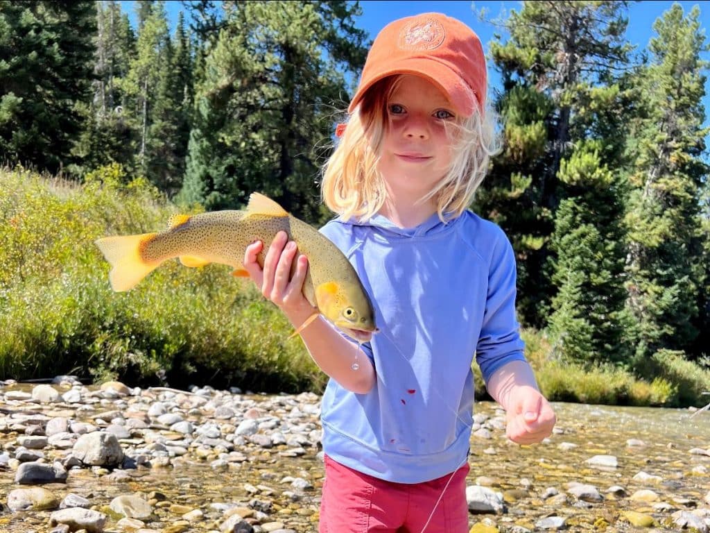 Kids love fishing